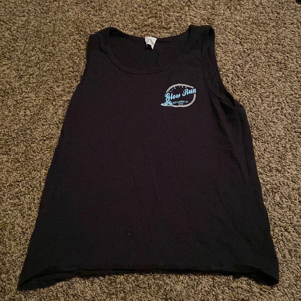 black tank top